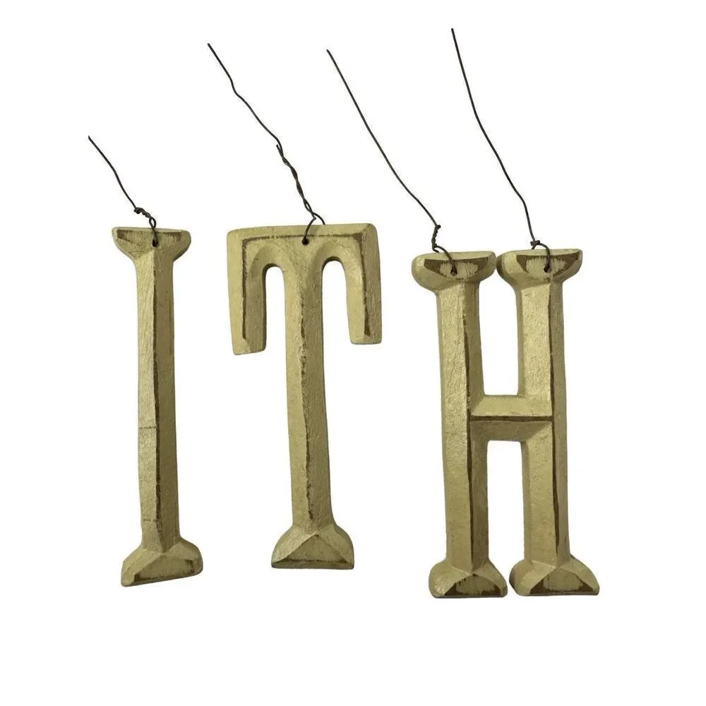 ‘FAITH’ Letters for Baskets. Netting. Screens